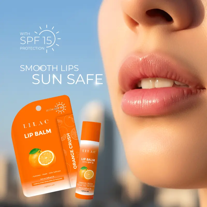 新品稀少LP/LIP CREAM/CLOSE～/Orange盤/完全限定 Lilac Lipbalm SPF 15 Orange Crush 4.5g