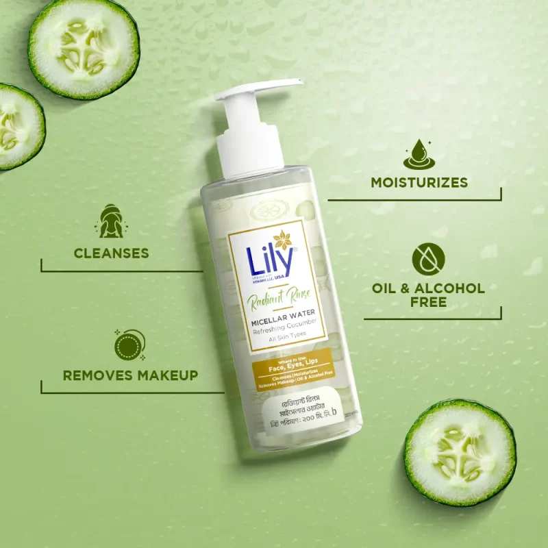 Lily Radiant Rinse Micellar Water 200ml