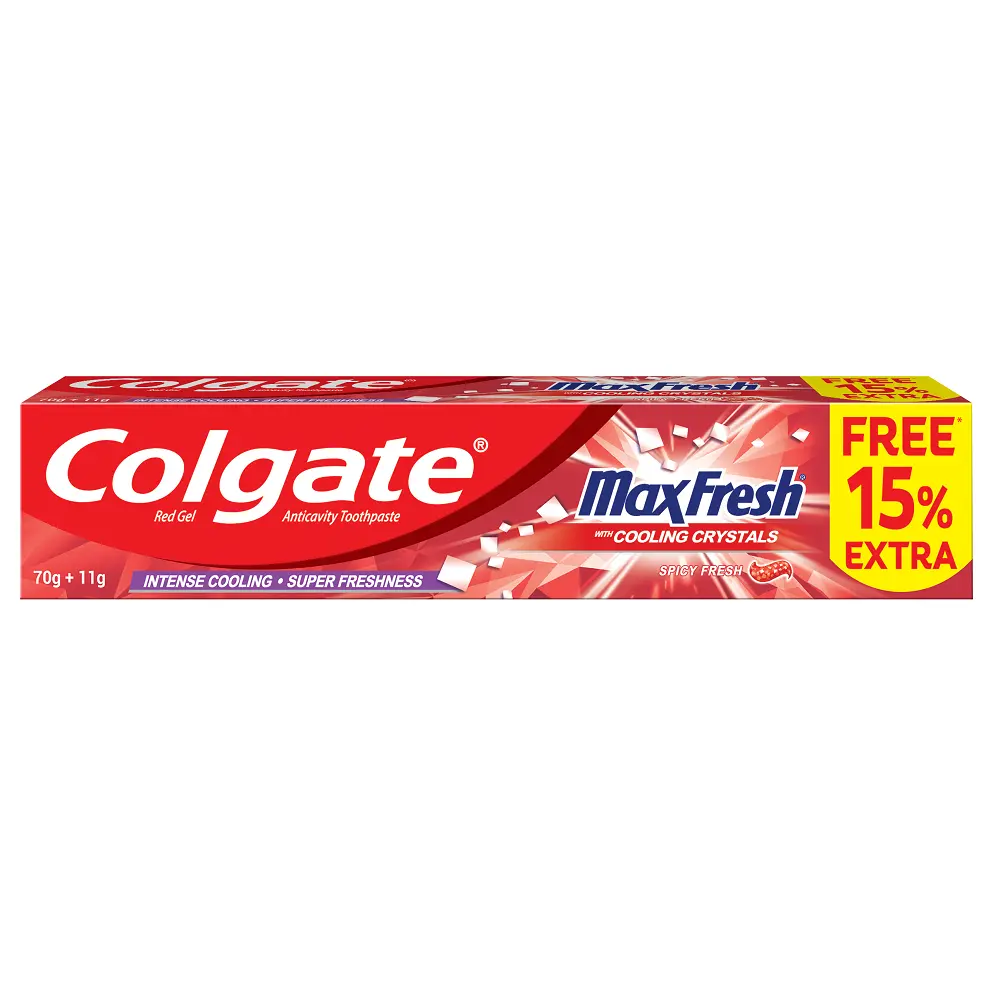Red Colgate Color Colgate Max Fresh Red Gel Toothpaste 70gm - Chardike