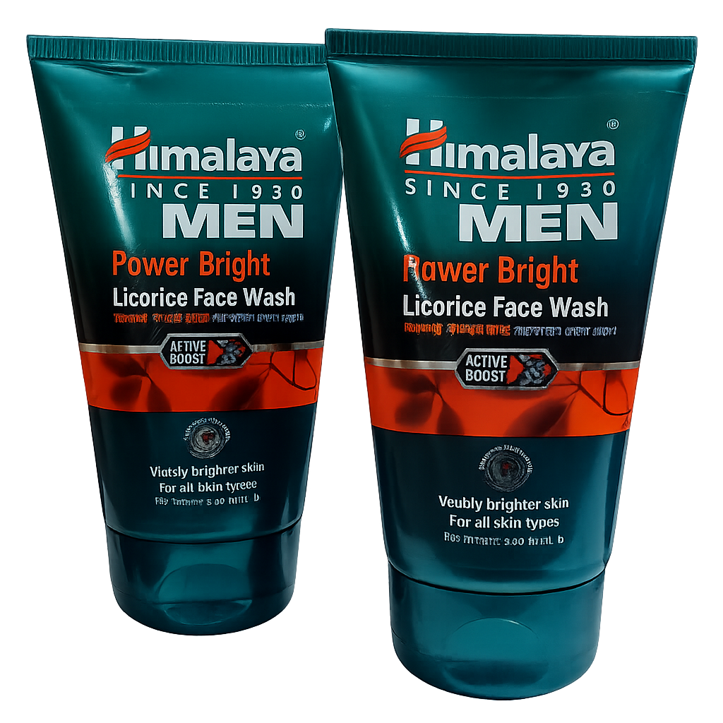 Himalaya Men Power Bright Licorice Face Wash 100ml (B1G1)