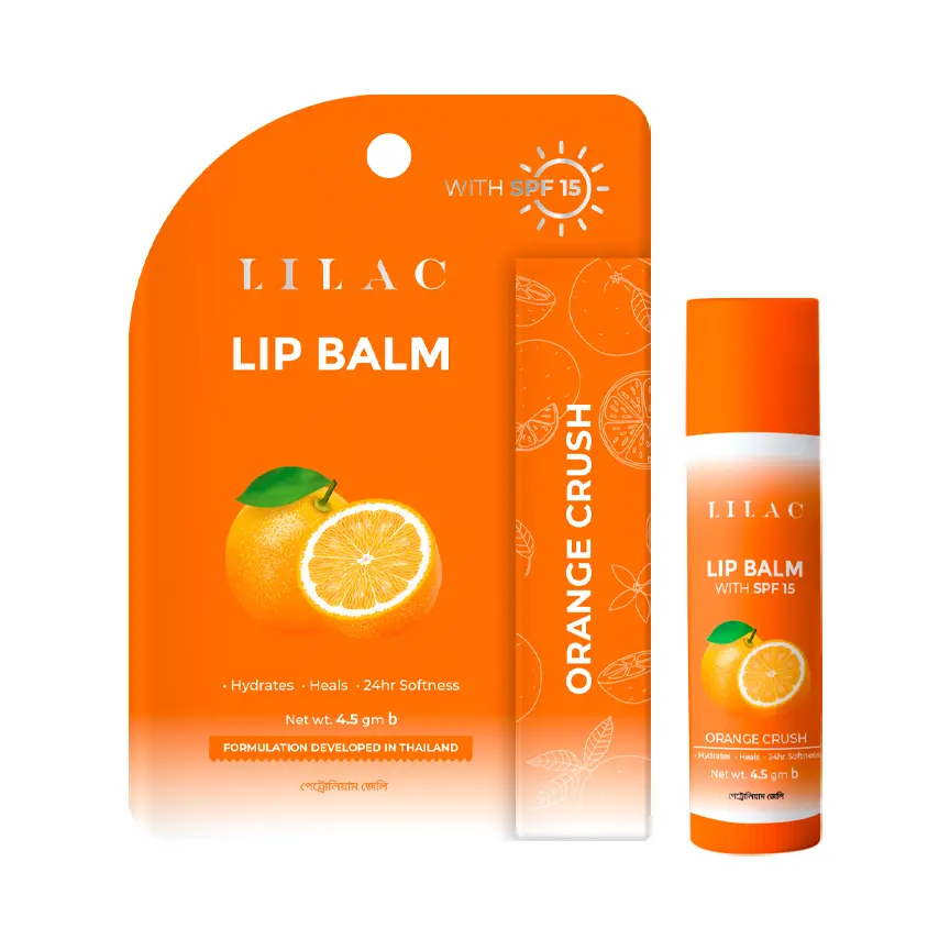 Lilac Lipbalm SPF 15 Orange Crush 4.5g