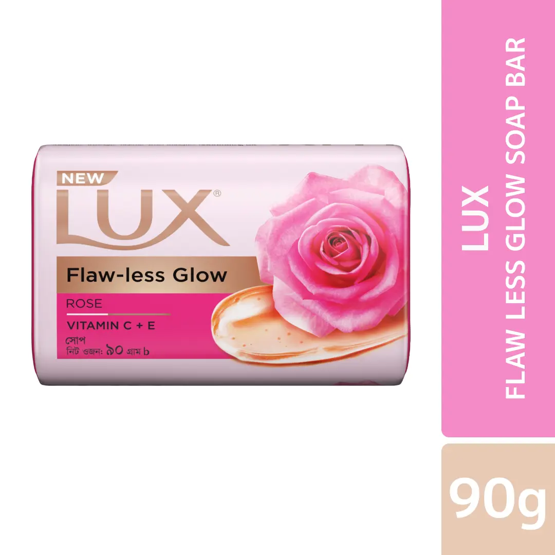 Lux Soap Bar Flawless Glow 90gm