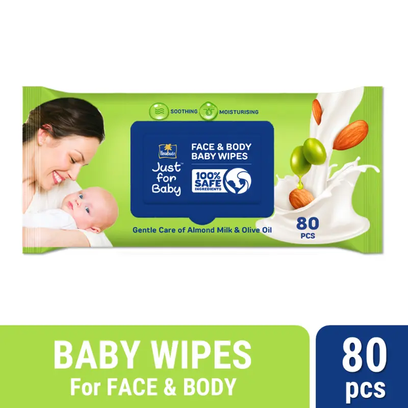 Parachute Just For Baby Wipes 80 Pc