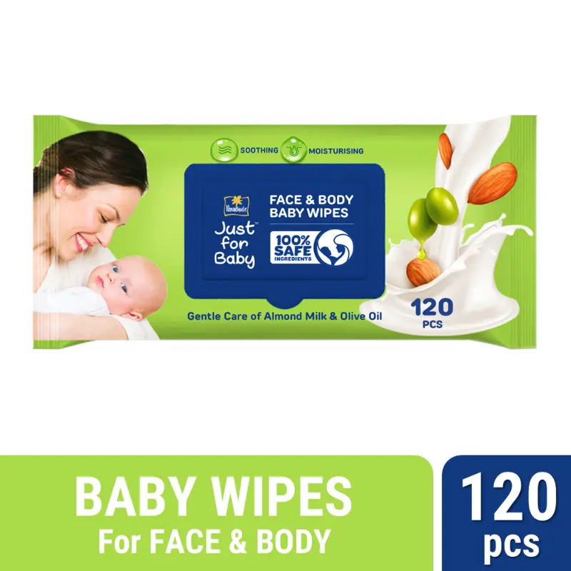 Parachute Just For Baby Wipes 120 Pc