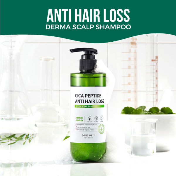 Some Shampoo Some By Mi Cica Peptide Anti Hair Loss Derma Scalp Shampoo- 285ml ...